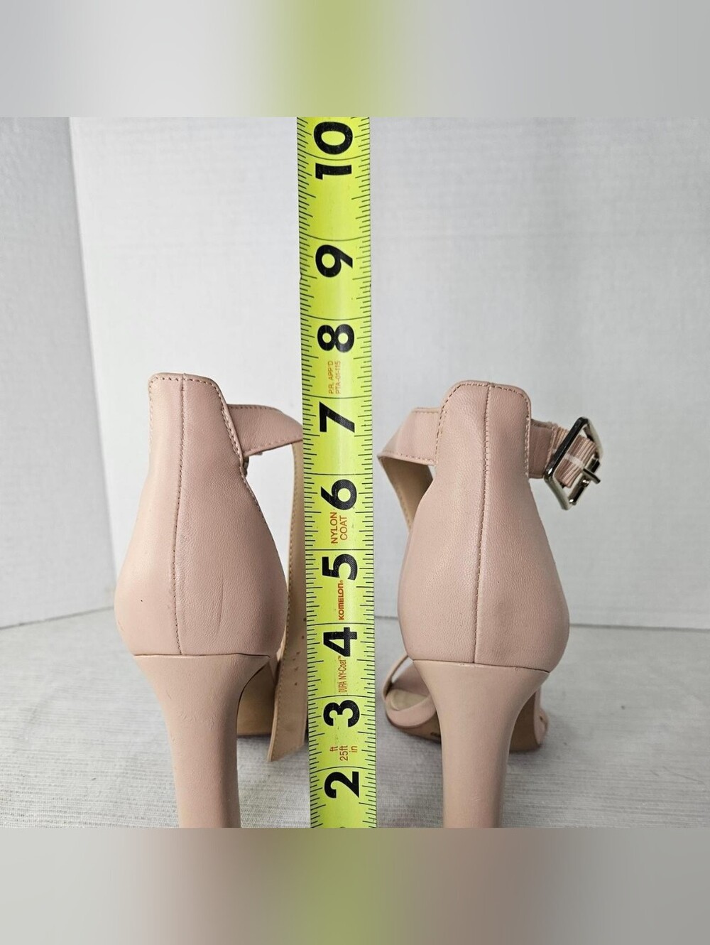 Vince Camuto Blush Pink Ankle-Strap Block Heel Sandals - Picture 5 of 6